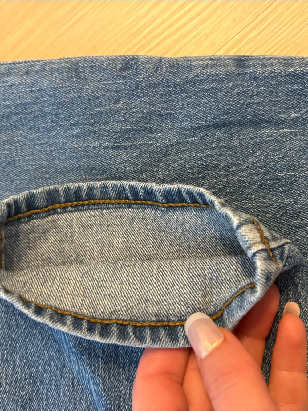 Madewell Straight-Leg‎ Blue Denim Jeans - Picture 7 of 10